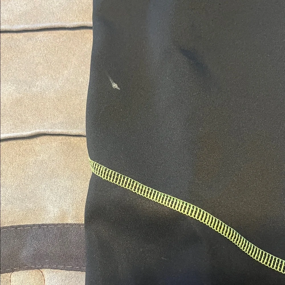 Adidas Black Pants with Yellow Stripes, Size L - Picture 2 of 4